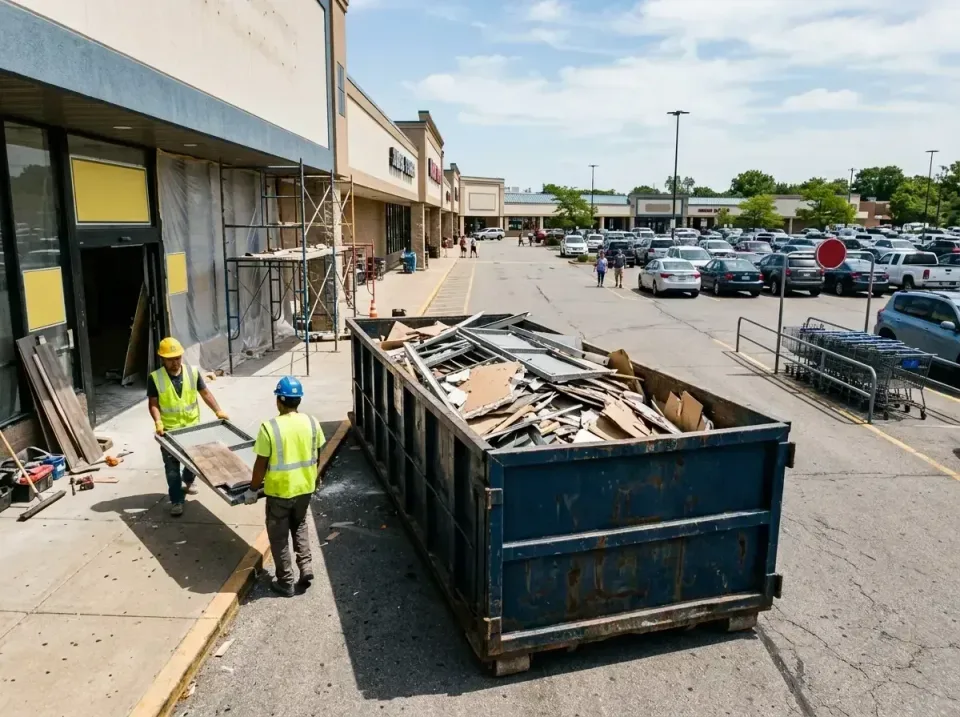 retail-store-renovation-debris-003 — frequently asked questions, Roll-off Dumpster Rentals in Steger, IL